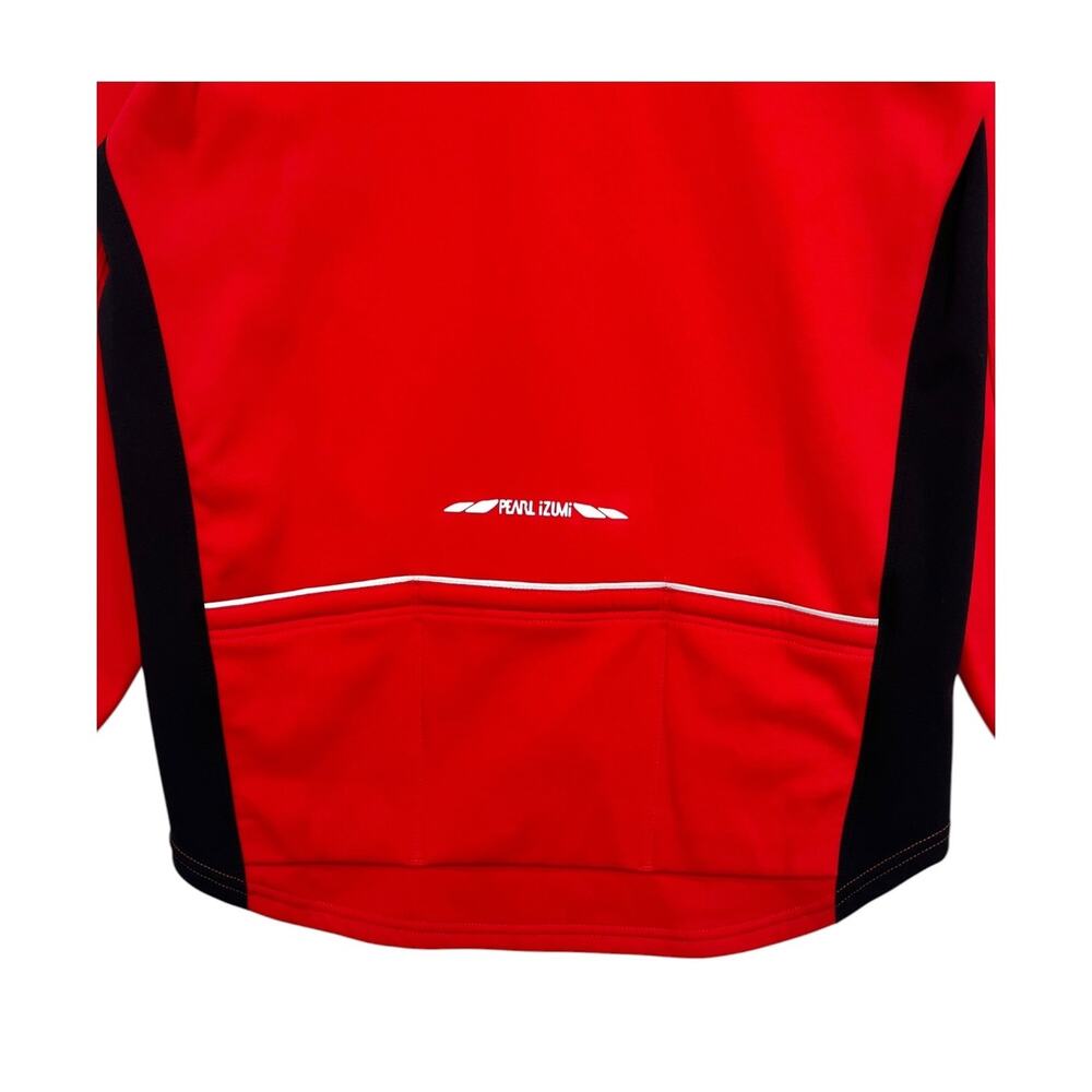 Pearl Izumi Jacket Mens Large Red Zip Up Bike Wear Cycling Performance Outdoor - Picture 8 of 11